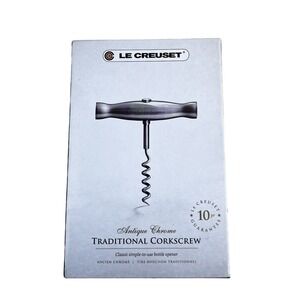Le Creuset Antique Chrome Traditional Corkscrew